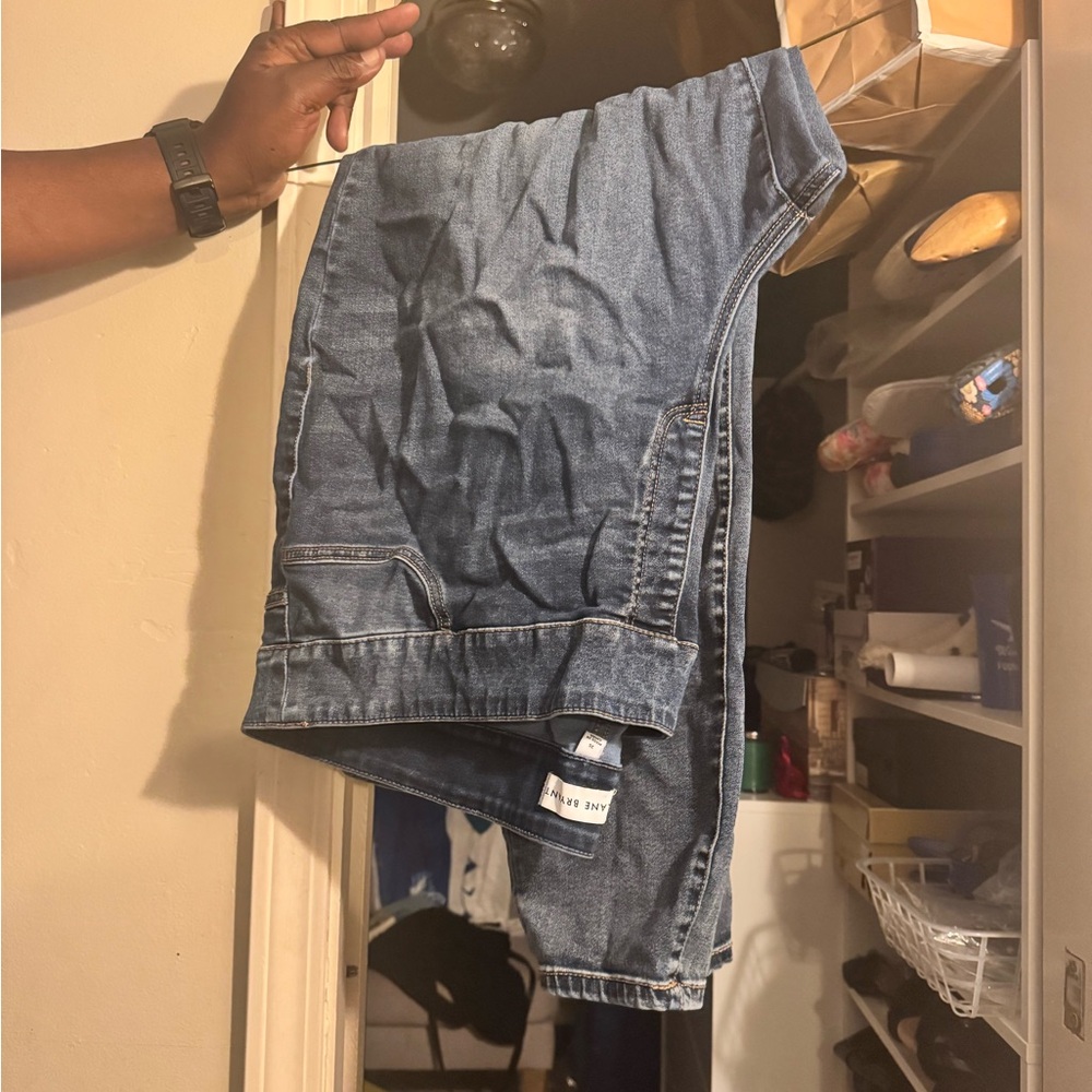 Classic Pull On Blue Denim Jeans